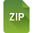 иконки  zip, файл, формат, file, архив,