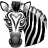 иконки зебра, животное, животные, animal,
