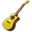 иконка гитара, yellow, guitar,