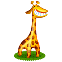 иконки жираф, животное, животные, animal, giraffe,