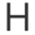 иконка буква h,
