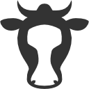 иконка корова, cow,
