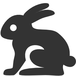 иконка кролик, животное, rabbit,