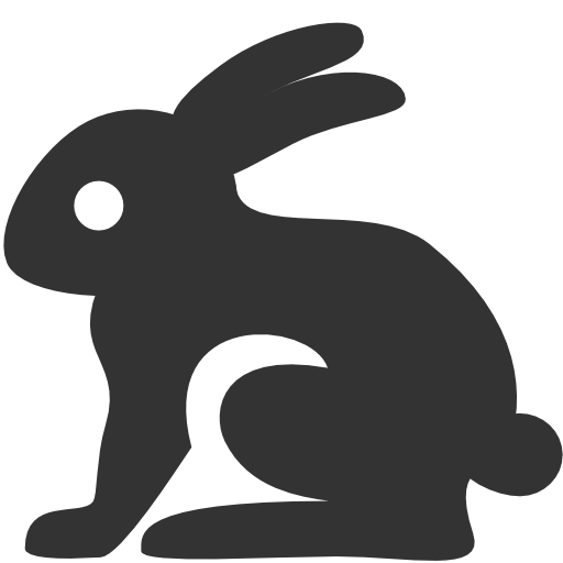 иконка кролик, животное, rabbit,