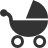 иконка детская коляска, stroller,