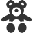 иконка медведь, мишка, teddybear,