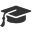 иконка выпускник, выпускной, graduation cap,