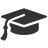 иконка выпускник, выпускной, graduation cap,