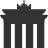 иконка Бранденбургские ворота, brandenburg gate,
