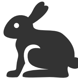 иконка пасхальный кролик, пасха, easter, rabbit,
