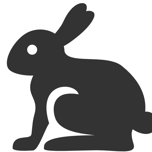 иконка пасхальный кролик, пасха, easter, rabbit,