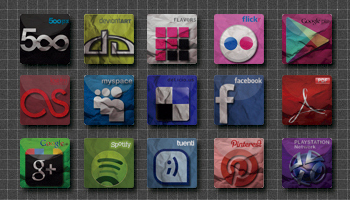 Social Icon Pack by mrsxausten