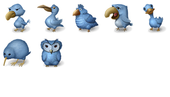 Ugly Birds Icons by BanzaiTokyo