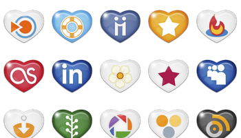 Sweet Social Media Icons by Custom Icon Design