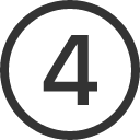 иконка 4 circle, circle