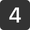 иконка 4 square, square
