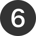иконки 6 circle, circle