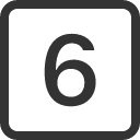 иконки 6 square, square