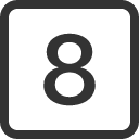 иконки 8 square, square
