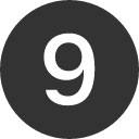 иконки 9 circle, circle