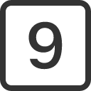 иконки 9 square, square