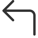 иконки arrow 90deg left, arrow, стрелка, 90deg, left
