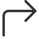 иконки arrow 90deg right, arrow, стрелка, 90deg, right