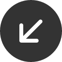 иконки arrow down left circle, arrow, стрелка, down, left, circle