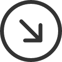 иконка arrow down right circle, arrow, стрелка, down, right, circle