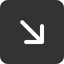 иконка arrow down right square, arrow, стрелка, down, right, square