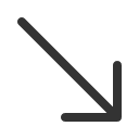 иконка arrow down right, arrow, стрелка, down, right