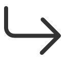 иконка arrow return right, arrow, стрелка, return, вернуться, right