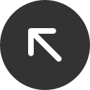 иконка arrow up left circle, arrow, стрелка, up, стрелка вверх, left, circle