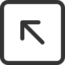 иконки arrow up left square, arrow, стрелка, up, стрелка вверх, left, square