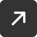 иконка arrow up right square, arrow, стрелка, up, стрелка вверх, right, square