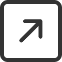 иконка arrow up right square, arrow, стрелка, up, стрелка вверх, right, square