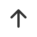 иконка arrow up short, arrow, стрелка, up, стрелка вверх, short