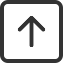 иконка arrow up square, arrow, стрелка, up, стрелка вверх, square
