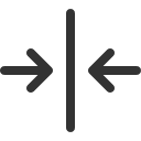 иконка arrows collapse vertical, arrows, collapse, vertical