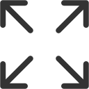 иконка arrows fullscreen, arrows, fullscreen, на весь экран