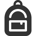 иконки backpack, походная сумка