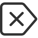 иконки backspace reverse, backspace, reverse
