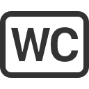 иконка badge wc, badge, бейдж, wc