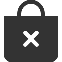 иконки bag x, bag, сумка