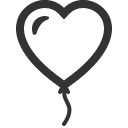 иконка balloon heart, balloon, комментарий, heart, сердце