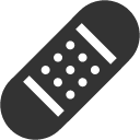 иконки bandaid, лейкопластырь