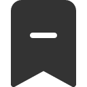 иконка bookmark dash, bookmark, закладка, dash
