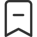 иконка bookmark dash, bookmark, закладка, dash