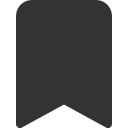 иконка bookmark, закладка