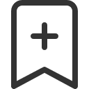 иконка bookmark plus, bookmark, закладка, plus, плюс
